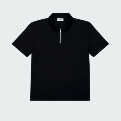 POLO ZIP BLK – Image 1